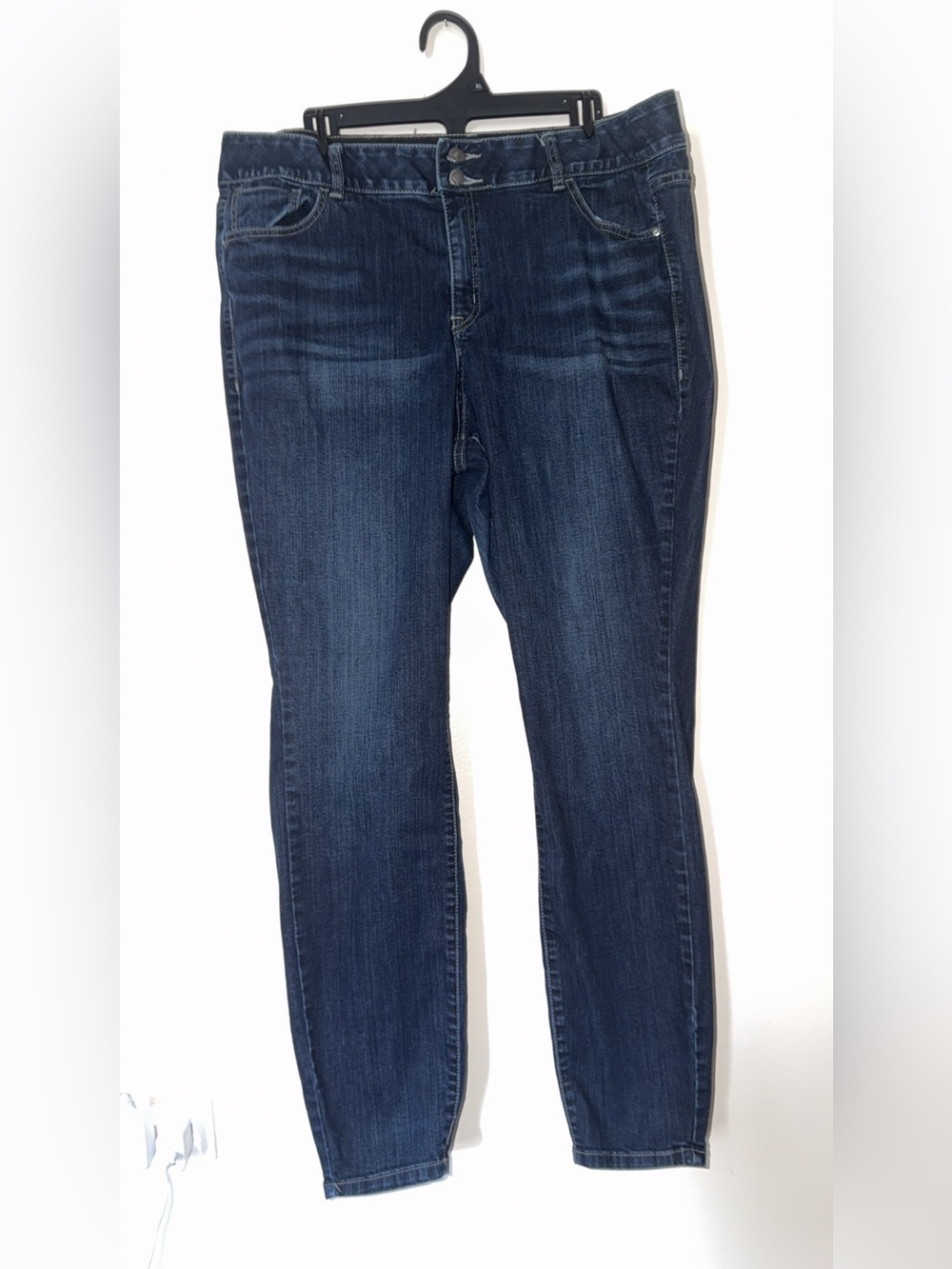 Lane Bryant Dark Blue Skinny Jeans